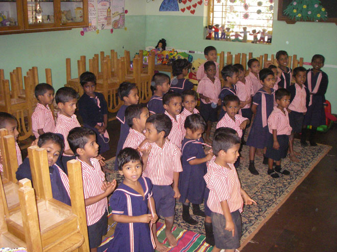 Indian slum school